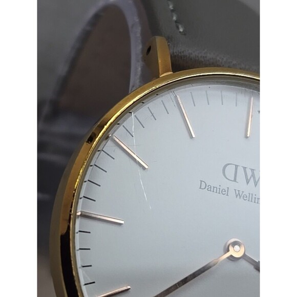Daniel Wellington Canterbury 36mm Rose Gold Red White Blue Nato Strap New Batt main image 6